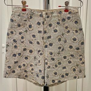 Vintage Sierra West Sunflower Denim High Waist Jeans Size 8